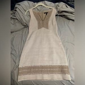 White House Black Market pencil dress. Beige/tan. Size 0